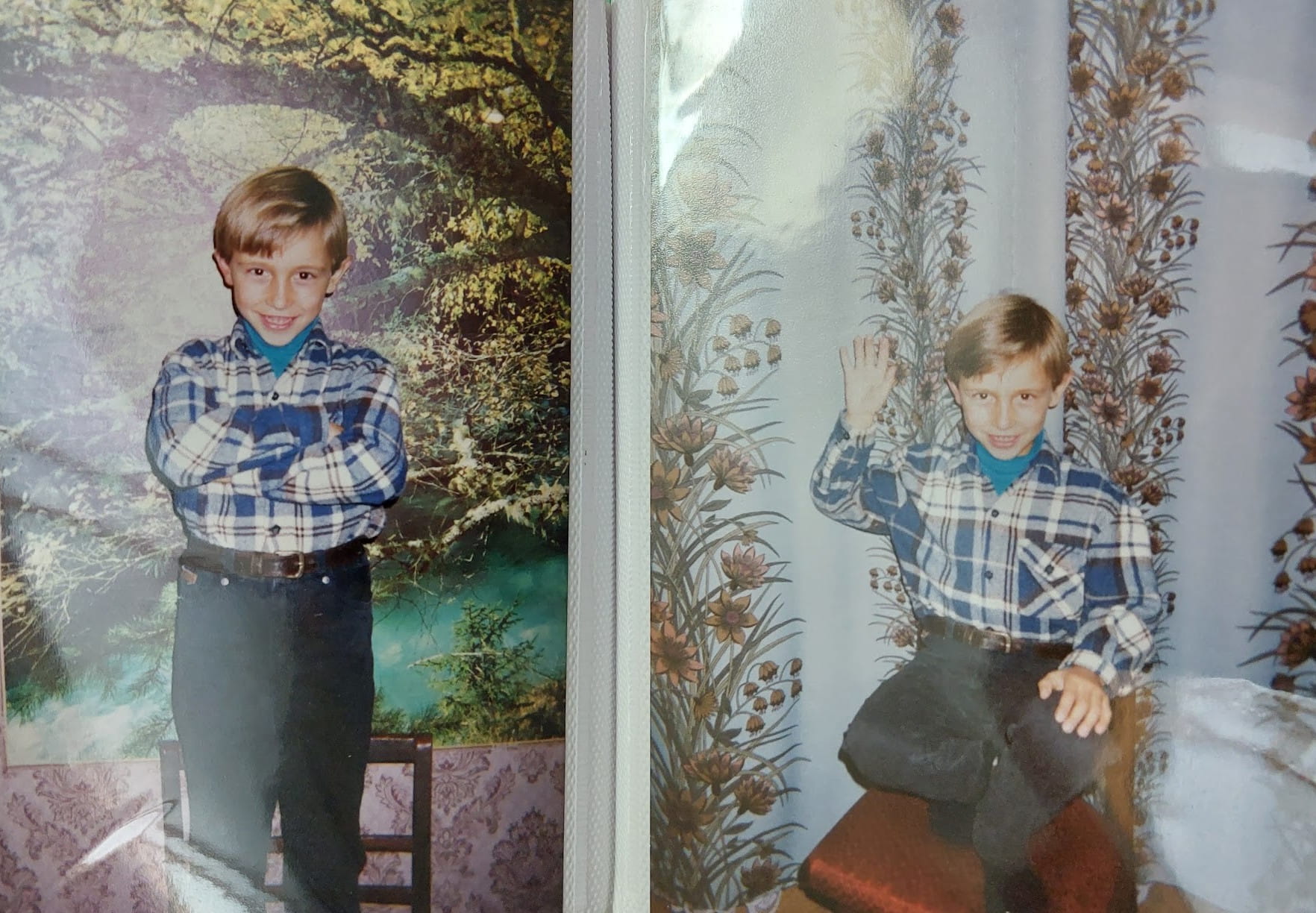 Alexander Kyriakou when he was kid, in Ukraine 1997